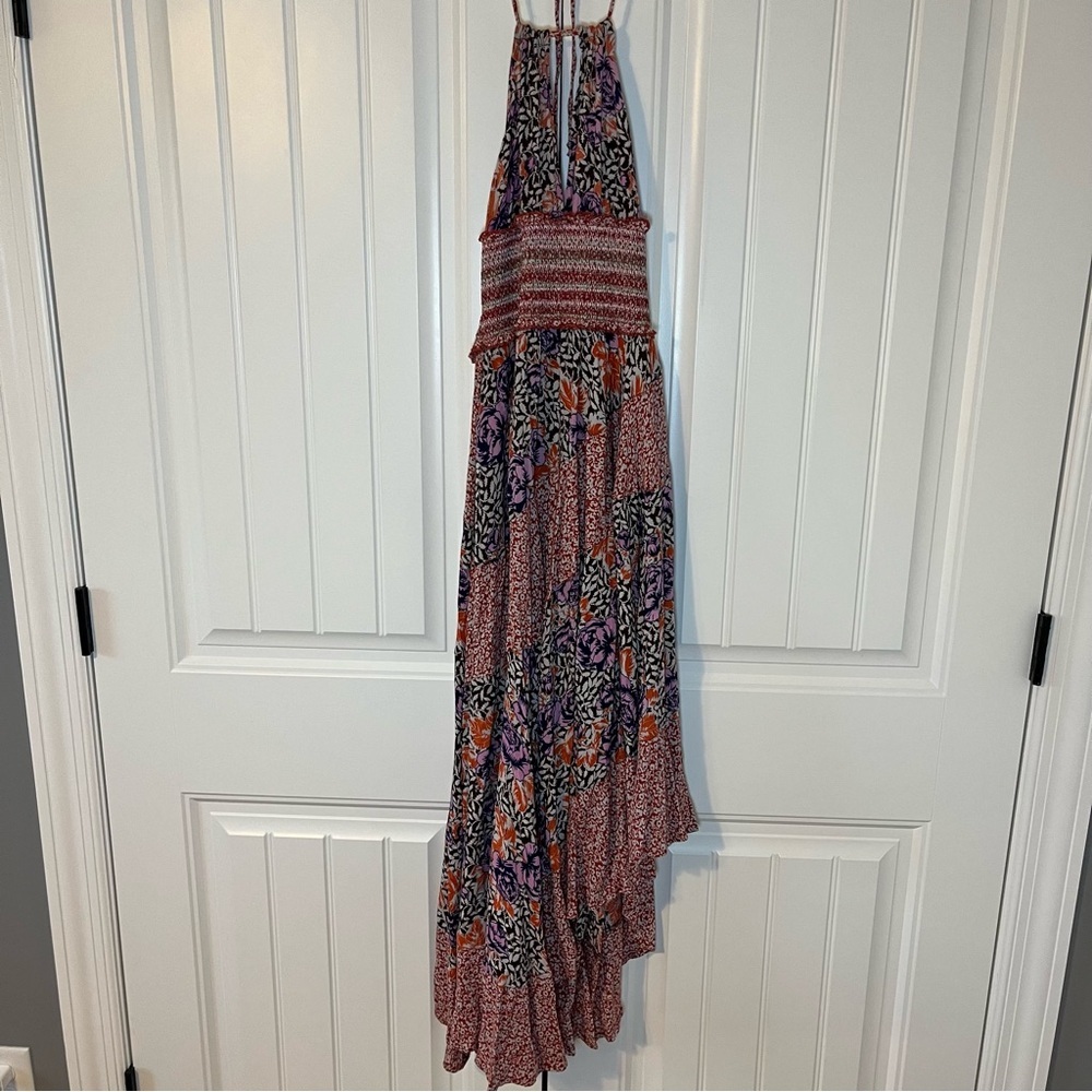 Intimately Free People Gabriela Dress Floral Patchwork Ruffle Spring Size XS - Picture 4 of 14